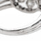 Bague 55.5 Bague marguerite en platine 920 sertie de diamants 58 Facettes 2490560CN
