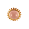 Bague 56 Bague Cocktail Quartz rose Saphirs de couleur 58 Facettes DV0187-1
