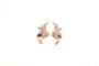 Boucles d'oreilles Boucles d'oreilles en platine serties de diamants et saphirs 58 Facettes 24949A