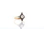 Bague 55 Bague en or jaune et platine avec perle, diamants et saphirs 58 Facettes 24969