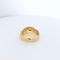 Bague 53 Bague en or jaune 18 carats et diamants 58 Facettes 25028