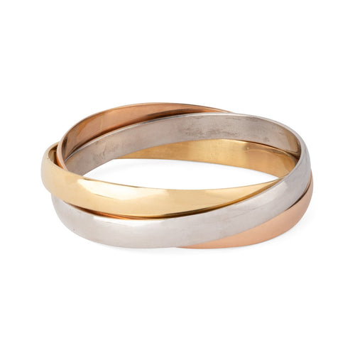 Bracelet Cartier - Bracelet Trinity en or rose, blanc et jaune 58 Facettes 1