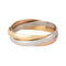 Bracelet Cartier - Bracelet Trinity en or rose, blanc et jaune 58 Facettes 1