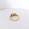 Bague 57 Bague Art déco en or jaune et or blanc sertie de diamants 58 Facettes 25038