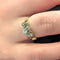 Bague 57 Bague Art déco en or jaune et or blanc sertie de diamants 58 Facettes 25038
