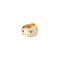 Bague 53 Bague 3 rangs en or jaune et diamants 58 Facettes 1