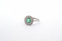 Bague 60 Bague 1920 en platine avec émeraude et diamants 58 Facettes 25077