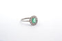 Bague 60 Bague 1920 en platine avec émeraude et diamants 58 Facettes 25077
