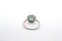 Bague 60 Bague 1920 en platine avec émeraude et diamants 58 Facettes 25077