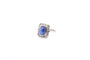 Bague 53 Bague vintage en or blanc 18k avec opale et diamants 58 Facettes 25111