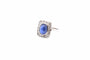 Bague 53 Bague vintage en or blanc 18k avec opale et diamants 58 Facettes 25111