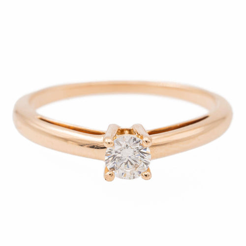 Bague 48.5 Mauboussin - Bague solitaire en or rose et diamant 58 Facettes 2513749CN