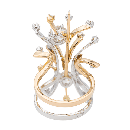 Bague 54.5 Bague Or jaune, Or rose, Or blanc Diamant 58 Facettes 2513757CN