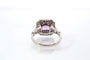 Bague 52 Bague vintage en platine avec saphir et diamants 58 Facettes 25159-25788