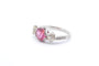 Bague 53 Bague en platine saphir rose et diamants, taille 53 58 Facettes 24833 25204