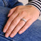Bague 53 Bague Diamant Princesse Or Gris 58 Facettes DV0311-1
