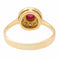Bague 45 bague Or jaune Rubis, Diamant 58 Facettes 2528385CN