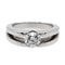 Bague 49 Bague Solitaire Or blanc Diamant 58 Facettes 2529125CN