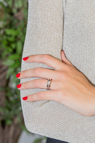 Bague 49 Bague solitaire en or blanc 18 carats avec diamant 0,80 ct 58 Facettes 2529125CN