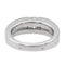 Bague 49 Bague solitaire en or blanc 18 carats avec diamant 0,80 ct 58 Facettes 2529125CN