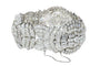 Bracelet Bracelet articulé vintage années 1950 en platine et diamants 58 Facettes 25325-0281