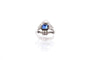 Bague 52 Bague Art déco en platine au saphir et diamants 58 Facettes 25373
