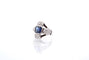 Bague 52 Bague Art déco en platine au saphir et diamants 58 Facettes 25373