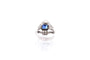 Bague 52 Bague Art déco en platine au saphir et diamants 58 Facettes 25373