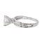Bague 50 Bague solitaire en or blanc 18 carats avec diamant 58 Facettes 2537614CN