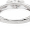 Bague 50 Bague solitaire en or blanc 18 carats avec diamant 58 Facettes 2537614CN