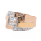Bague 52 Bague Or rose, Platine, Or jaune Diamant 58 Facettes 2538630CN