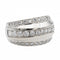 Bague 57 Chopard Bague Bandeau La Strada Or blanc Diamant 58 Facettes 2549311CN