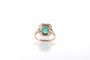 Bague 52 Bague émeraude et diamants en platine et or rose 18k 58 Facettes 25556 25237