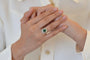 Bague 52 Bague émeraude et diamants en platine et or rose 18k 58 Facettes 25556 25237