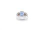 Bague 56 Bague en or jaune 18k avec saphir birman 2,42 ct et diamants 58 Facettes 25565