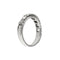Bague Bague rivière en or blanc 18 ct avec diamants 1,14 ct 58 Facettes 25585