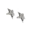 Boucles d'oreilles Boucles d’oreilles étoile à diamants en or blanc 18 carats 58 Facettes 25593