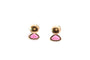 Boucles d'oreilles Boucles d'oreilles en or jaune 18k tourmalines et diamants 58 Facettes 25601