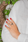 Bague 54 Bague Pompadour en or jaune avec saphir ovale et diamants 58 Facettes 2560745CN
