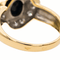 Bague 54 Bague Pompadour Or jaune Saphir, Diamant 58 Facettes 2560745CN