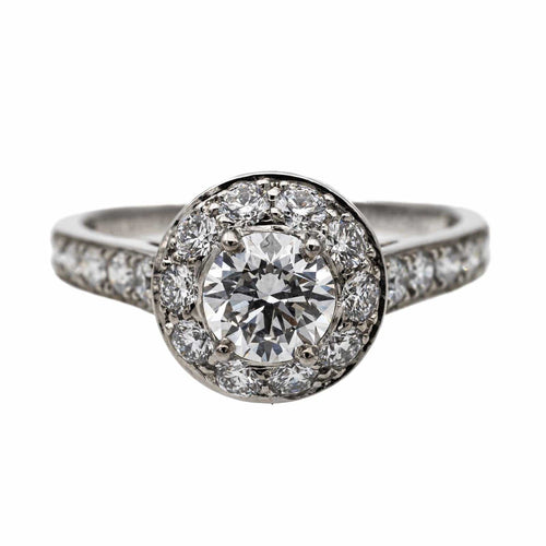 Bague 48 Van Cleef & Arpels Bague Solitaire  Platine Diamant 58 Facettes 2560761CN
