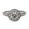 Bague 48 Van Cleef & Arpels - Bague solitaire en platine 950 et diamants 58 Facettes 2560761CN