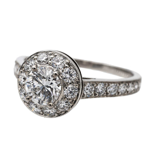 Bague 48 Van Cleef & Arpels Bague Solitaire  Platine Diamant 58 Facettes 2560761CN
