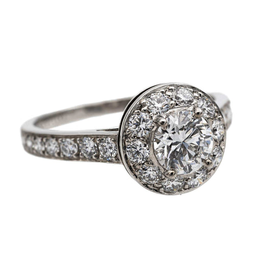 Bague 48 Van Cleef & Arpels Bague Solitaire  Platine Diamant 58 Facettes 2560761CN