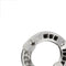 Boucles d'oreilles Boucles d’oreilles pendantes créoles en or blanc 18 ct et diamants 58 Facettes 25641