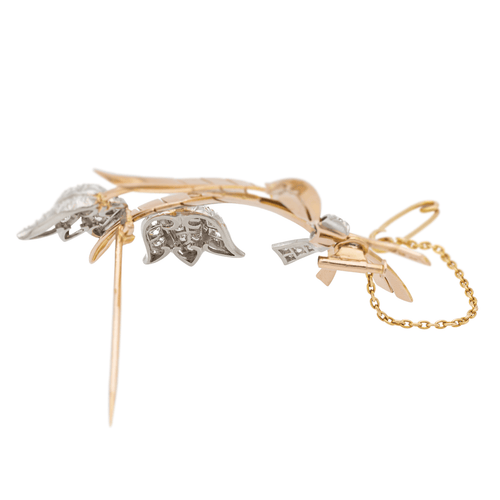 Broche Broche Or rose, Or jaune, Platine Diamant 58 Facettes 2569092CN