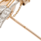 Broche Broche rétro motifs fleurs en or rose et jaune, platine et diamants 58 Facettes 2569092CN