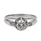 Bague 54 Bague Or blanc, Platine Diamant 58 Facettes 2569096CN