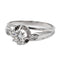 Bague 54 Bague Or blanc, Platine Diamant 58 Facettes 2569096CN