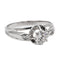 Bague 54 Bague Or blanc, Platine Diamant 58 Facettes 2569096CN